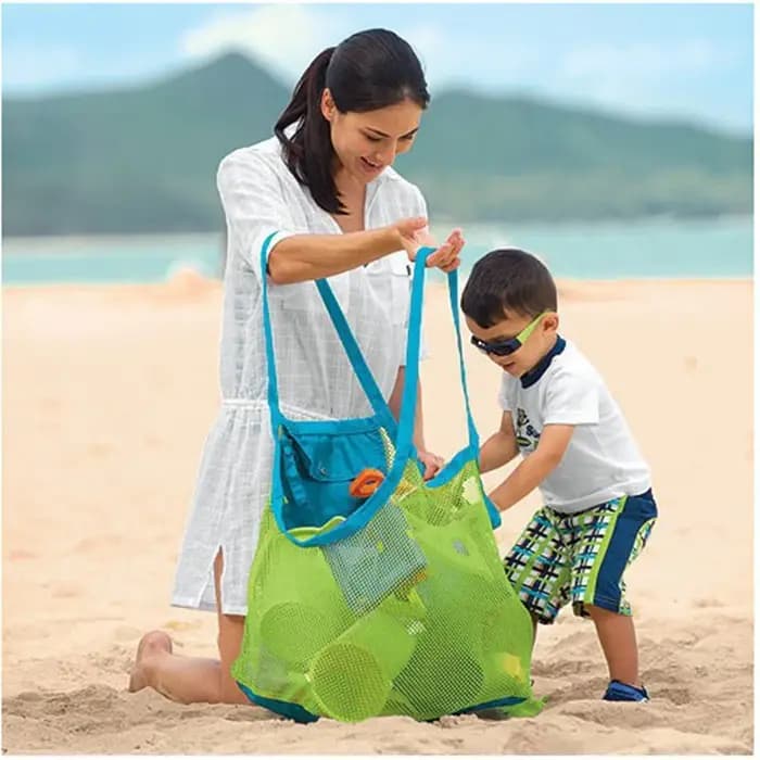 Sac de rangement rapide pour jouets de plage