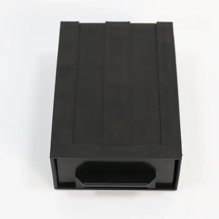 Boîtes à tiroirs Q-DB1 ESD 138x92x48mm, organisez des bacs en plastique noir de stockage conducteur antistatique SMD IC