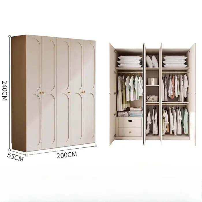 Organisateur de rangement de garde-robe moderne européen