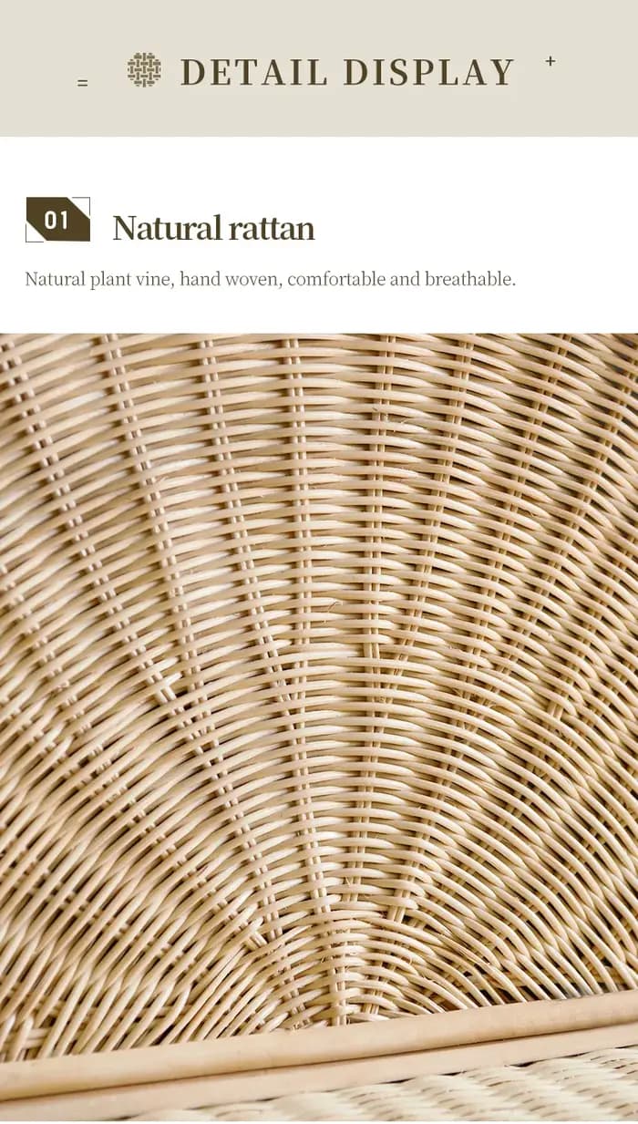 Étagère en rotin, étagère de présentation en rotin naturel à 100 %, étagère de rangement autoportante en forme d'arche bohème faite à la main pour la décoration de la maison