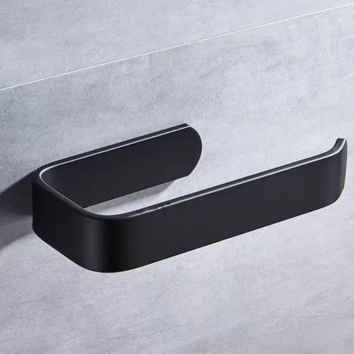 Porte-serviettes de salle de bain blanc sans perçage