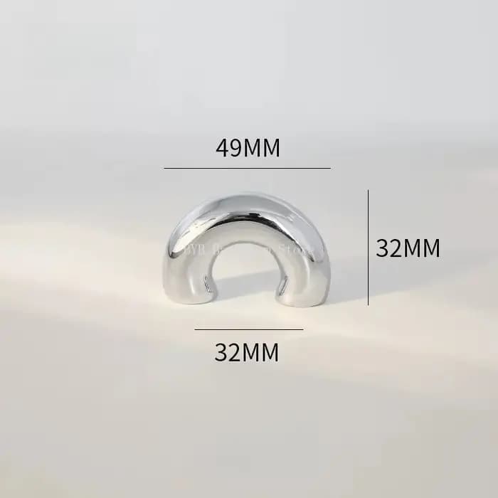 Poignées de meuble en laiton rétro minimalistes en forme de fer à cheval pour armoire à chaussures, tiroirs et portes de placard