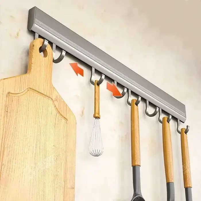 Support de rangement de cuisine en alliage d'aluminium