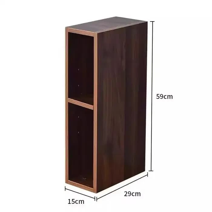 Mur d'armoire en bois massif écologique, crack de tête de lit de cuisine