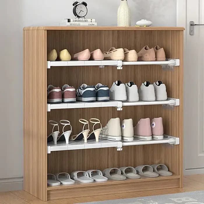 Étagère de rangement murale réglable pour placard