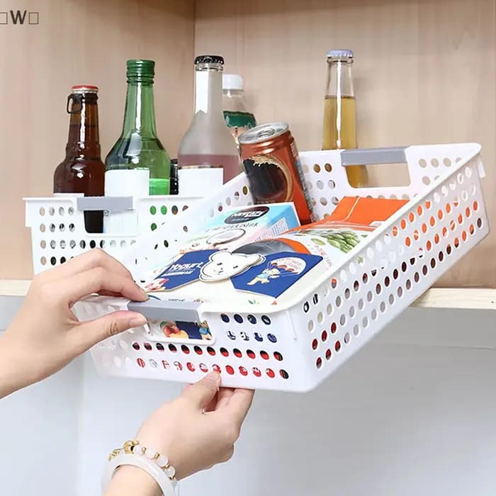 、1alwaHome Panier de rangement creux pour jouets et cosmétiques divers