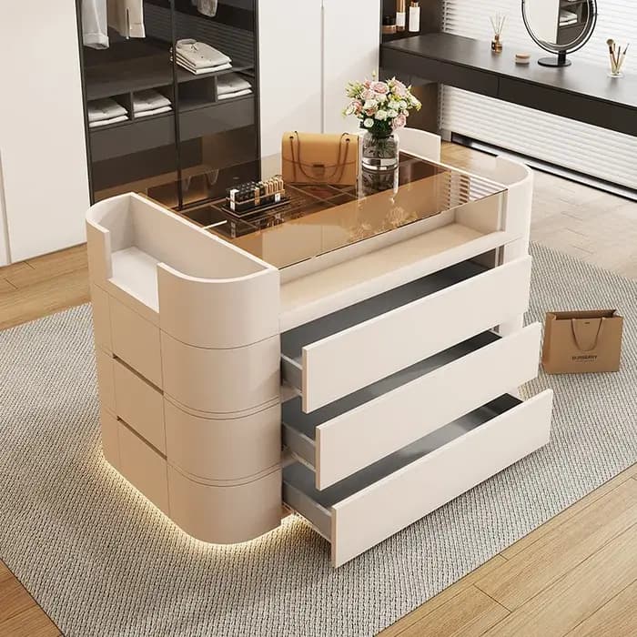 Étagère au sol, armoires de salon