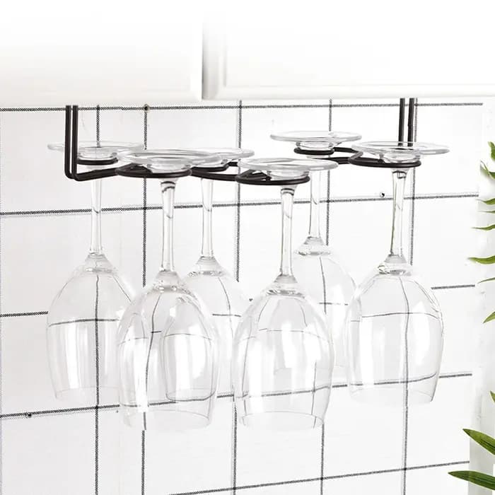 Support de rangement décoratif et durable pour verres à vin