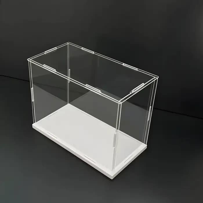1 boîte de présentation transparente en acrylique à assembler soi-même