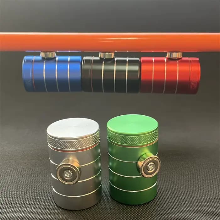 Boîte de rangement magnétique solide en aluminium