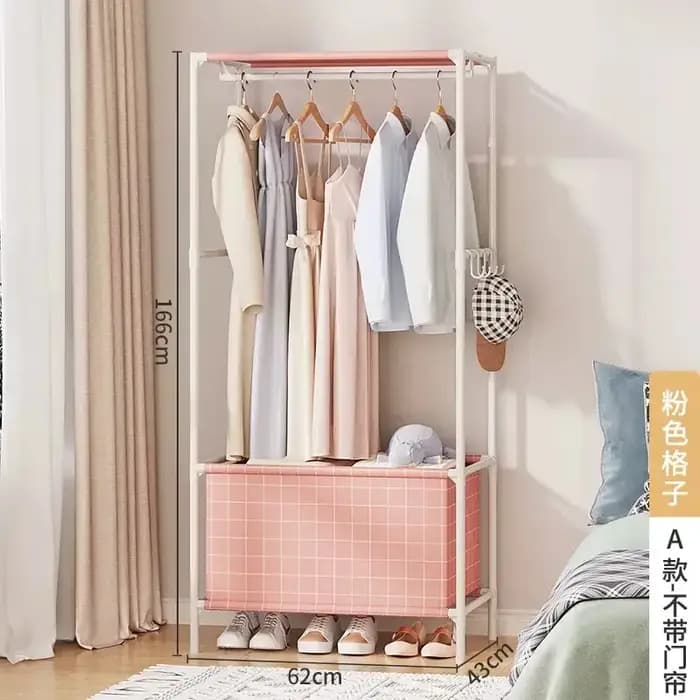 Armoire cintre casier de rangement placards ouverts Dressers armoires lit pliant