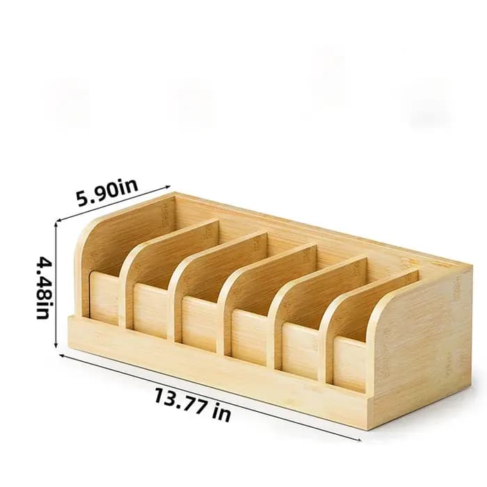 Boîte de rangement en bois pour ceintures