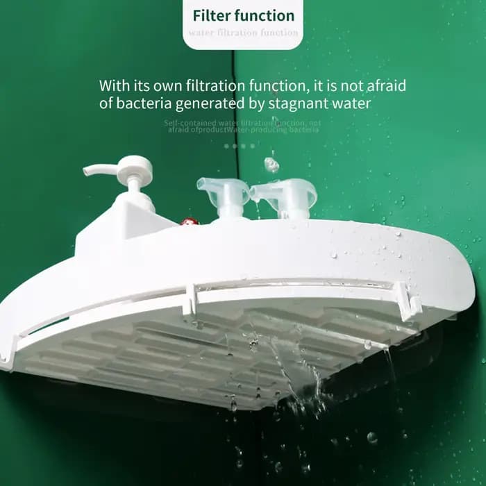 Étagère d'angle en plastique