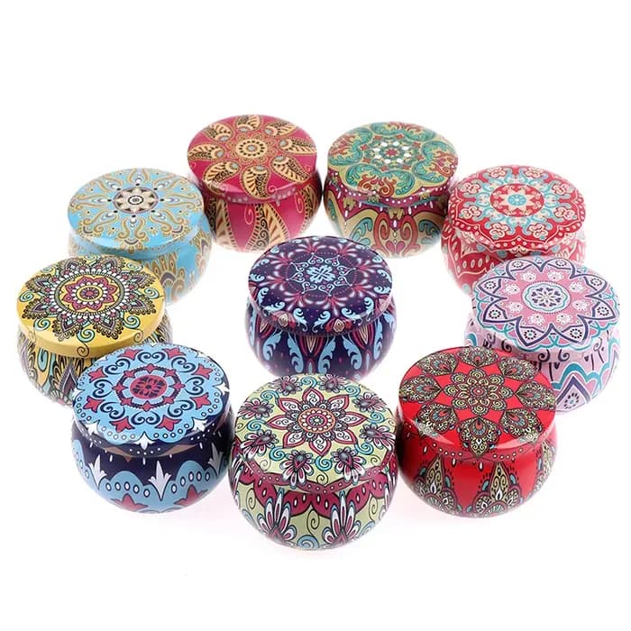 Boîte à Bonbons en Forme de Tambour