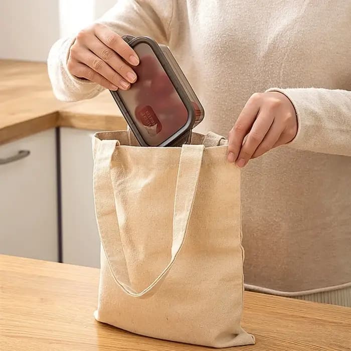 Ensemble de 3 pièces, boîte de conservation des aliments en plastique réutilisable avec couvercle