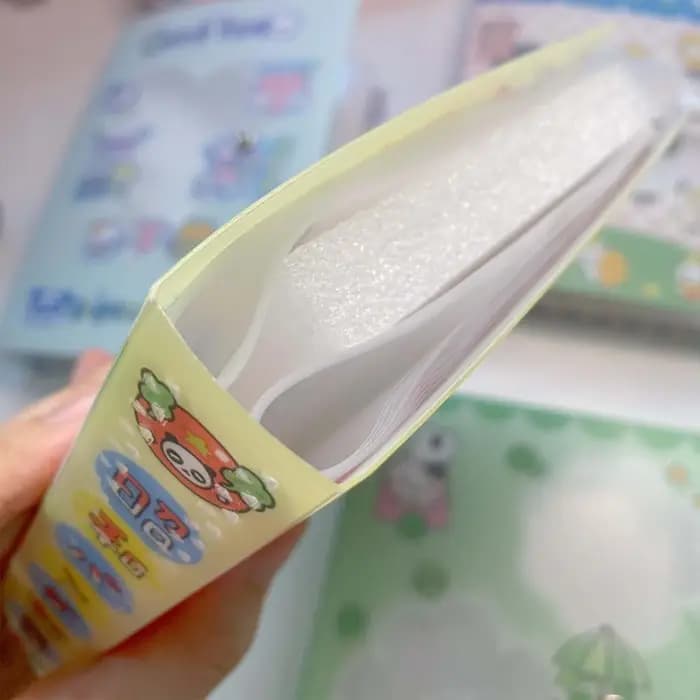 WAKAWAKA A6 classeur de rangement Kawaii organisateur de documents avec motif trèfle Vintage Showa Style page fixe