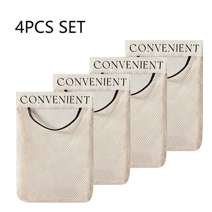 Sac de rangement mural en maille