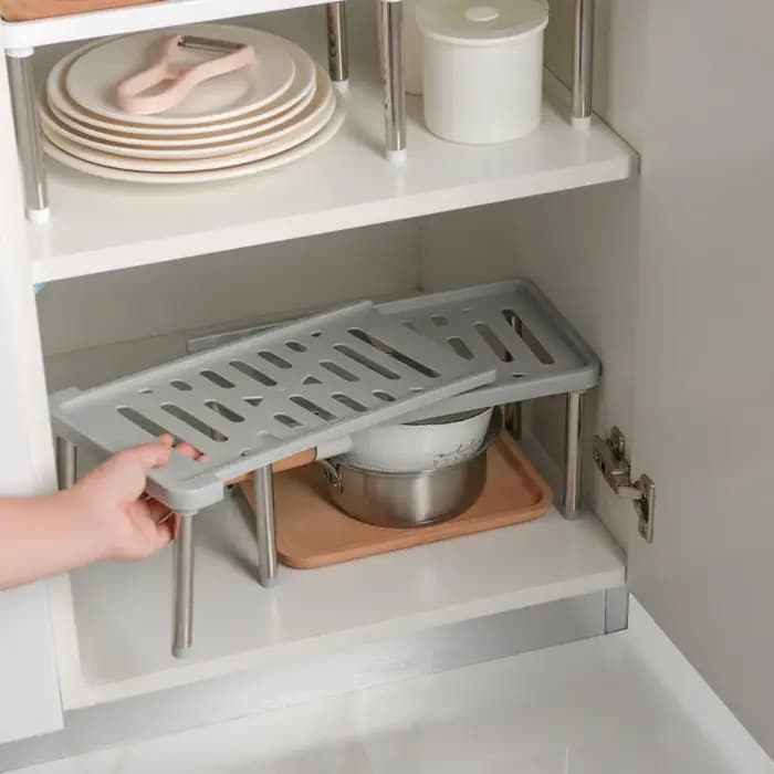 Étagère de cuisine T1 de rangement rétractable