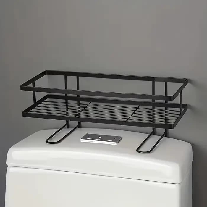 Support de rangement pour toilettes Non perforé, support de rangement divers pour salle de bain, sup