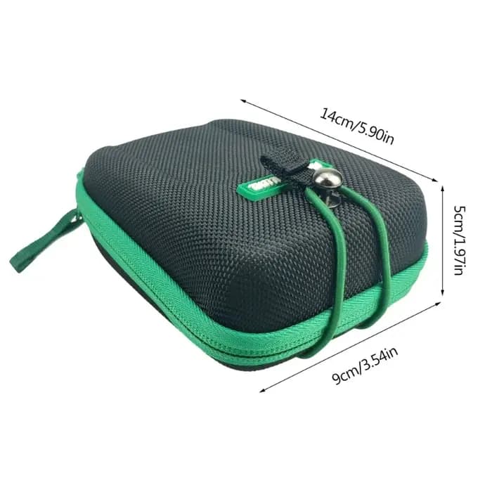 Sac de transport pour télémètre de golf, étui pour télémètre, sac en EVA avec mousqueton et clip de ceinture, boîte de rangement étanche pour télémètre