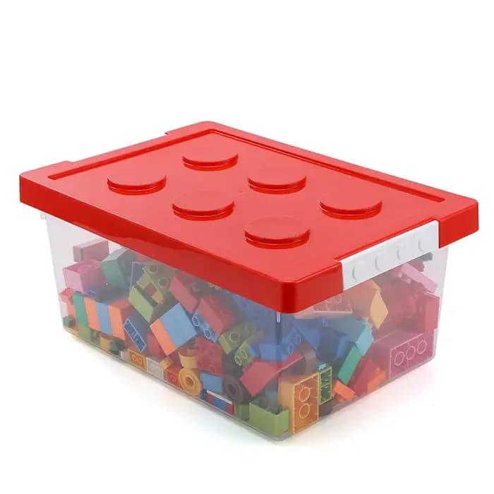 Boîte de rangement de blocs de construction pour enfants, organisateur de jouets, boîtier de blocs e