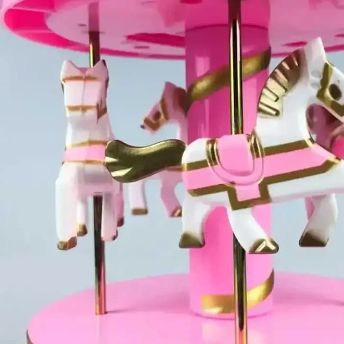 Boîte à musique de carrousel de luxe