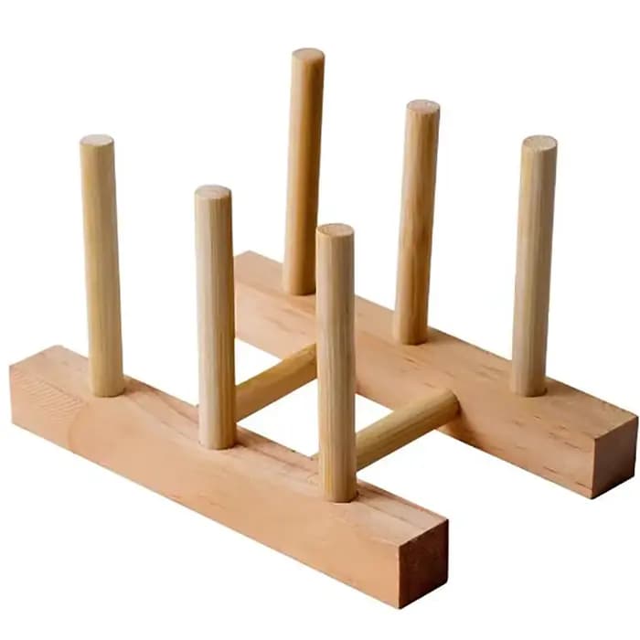 Étagère de rangement en bois pour cuisine