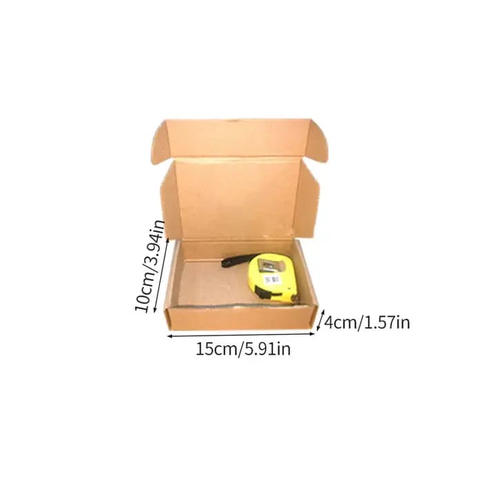 Boîte-cadeau en papier Kraft, boîte d'emballage de bijoux, coffrets cadeaux en carton, étui d'emball
