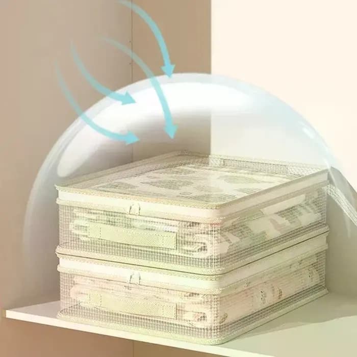 Ensemble de sacs de rangement quatre pièces pour draps de lit et housses de couette