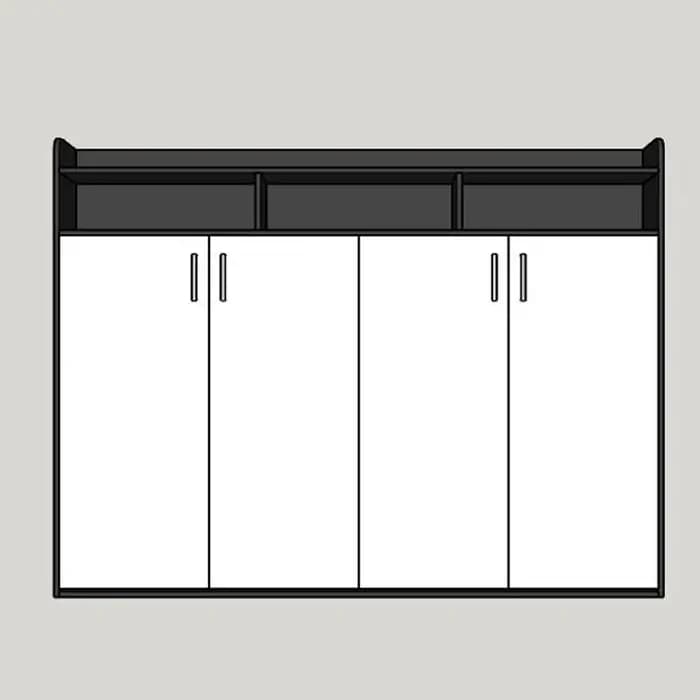 Armoire de rangement pliante