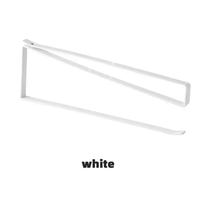 Porte-serviettes en papier de cuisine sans poinçonnage, cintre d'armoire, support de rangement mural