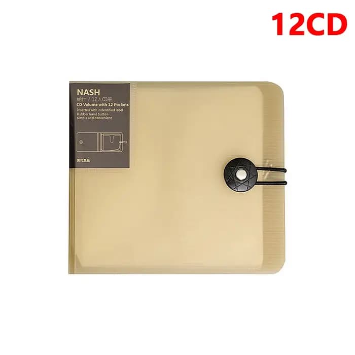 Boîte de rangement CD GT pour chambre à coucher et voiture, capacité de 24 CD, finition spéciale, 1P