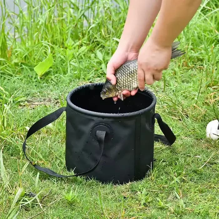 Seau pliable et rétractable de 30L, seau de rangement portable réutilisable, seau pliable pour les voyages en plein air, les sports, l'alpinisme, la pêche