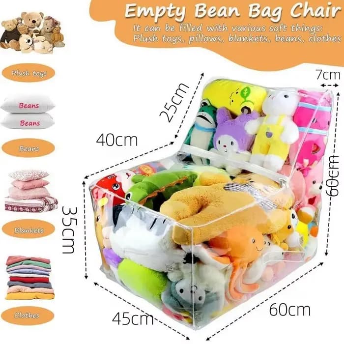 Tabouret de rangement pour enfants 2 en 1