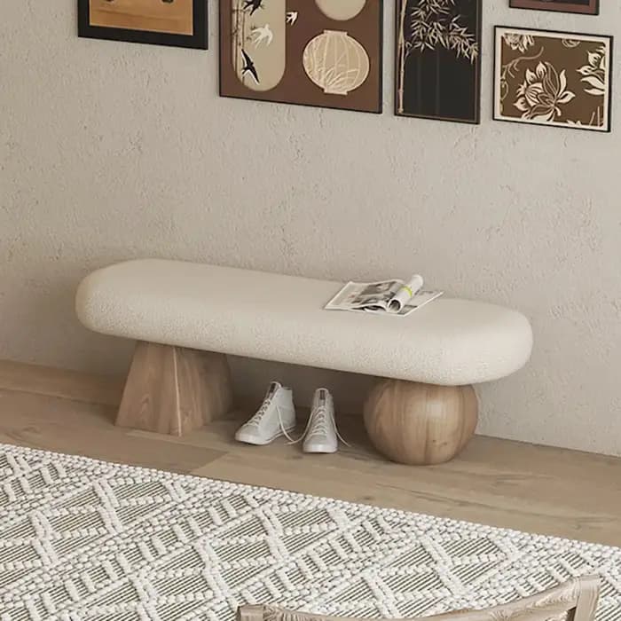 Banc à chaussures nordique