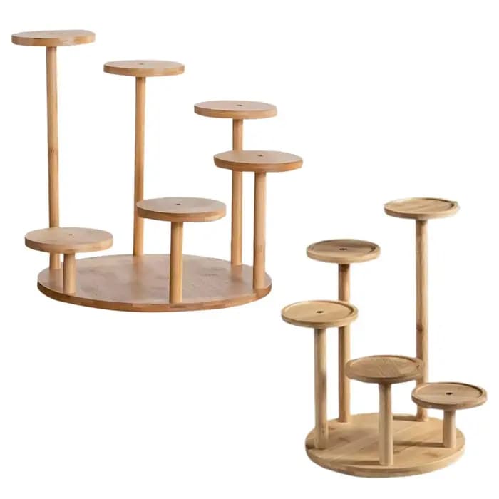 Support de plantes brittop en bois pour plantes d'intérieur, support de plantes décoratif à plusieur