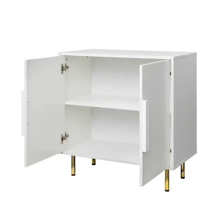 Armoire de rangement moderne avec poignée, buffet, armoires de rangement, 2 portes, salon, salle à m
