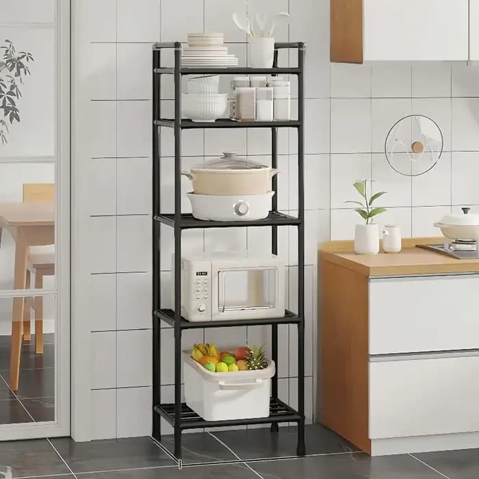 Support de rangement en plastique à 4/5 niveaux