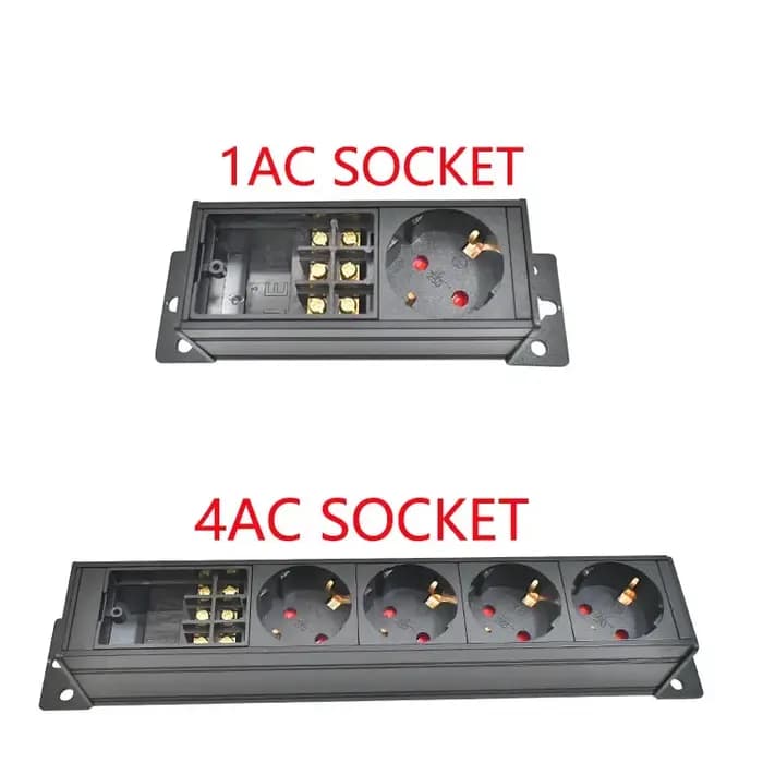 PDU multiprise réseau armoire rack mur desktopConnect les fils vous-même 1-11AC EU avec boîte de jonction