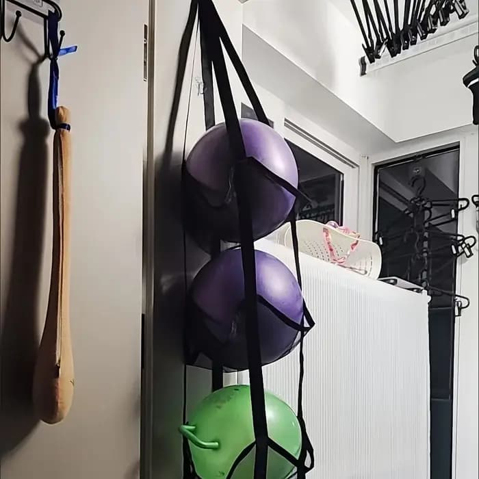 Sac de rangement suspendu pour ballons