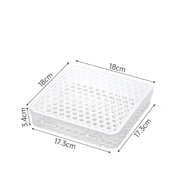 Boîte de rangement de couverts lavable au lave-vaisselle, conception creuse Double face pour couteau