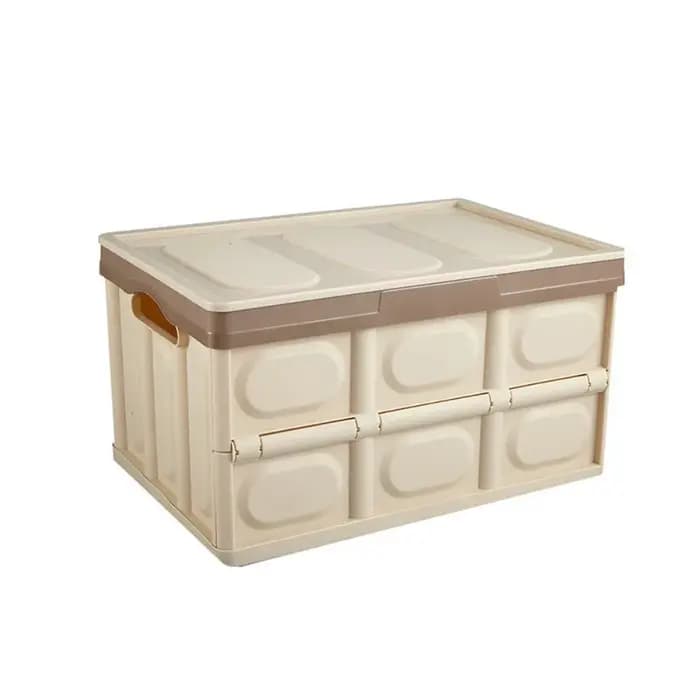 Boîtes de rangement de coffre de voiture en plastique, boîte de rangement ouverte empilable peu enco