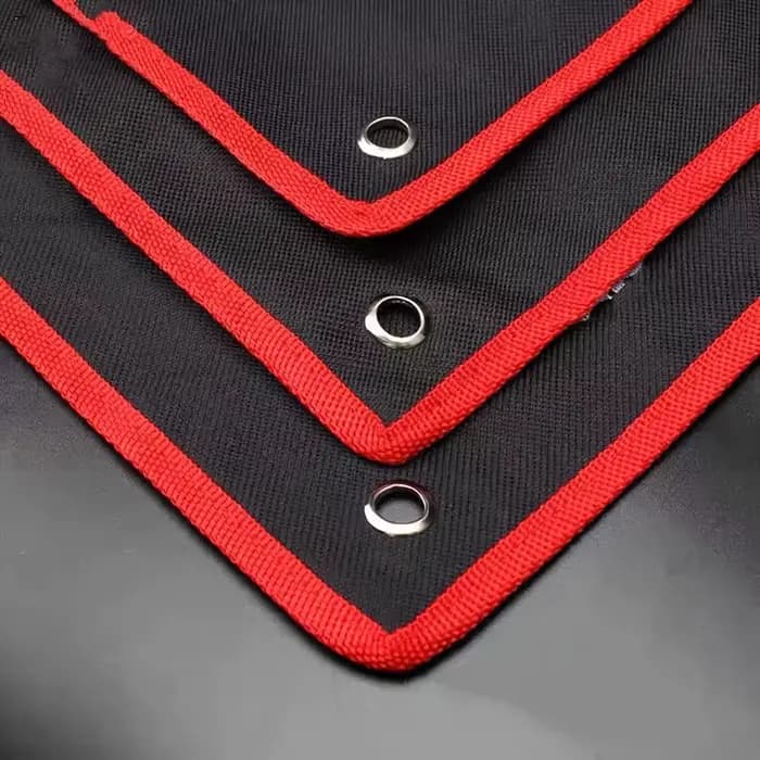 Sac de rangement compact pour clés avec petit support et organisateur, portable, idéal pour les mécaniciens, les électriciens et les artisans