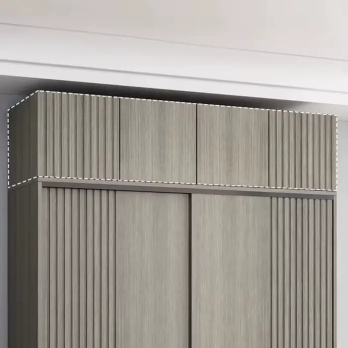 Armoire de chambre à coucher avec système de rangement coulissant