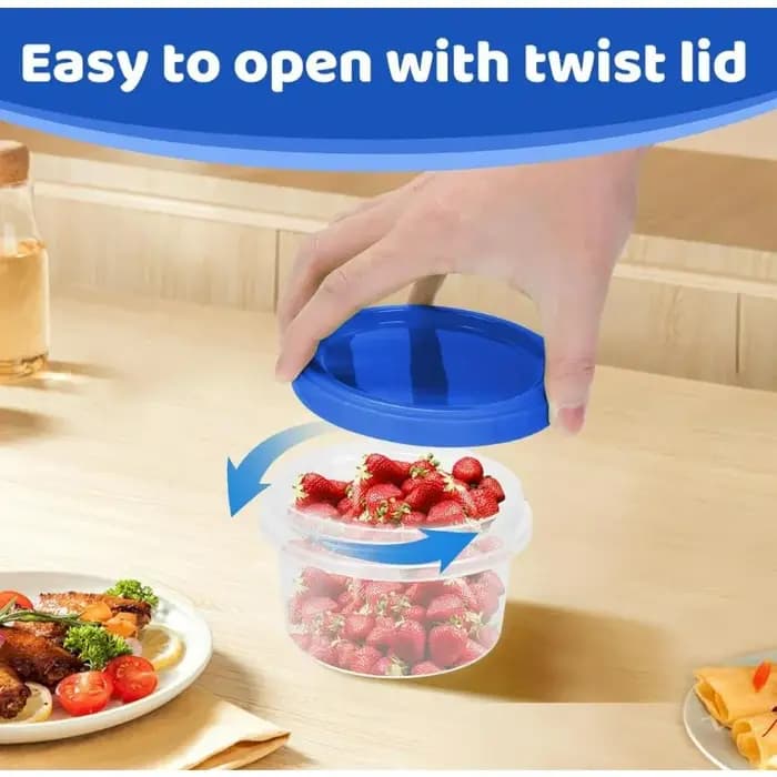 Boîtes de conservation des aliments rondes et hermétiques de 500ML