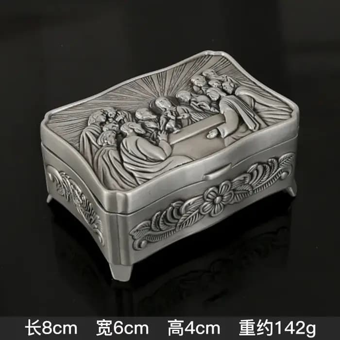 Boîte à bijoux carrée, organisateur de rangement pour montres et objets de valeur