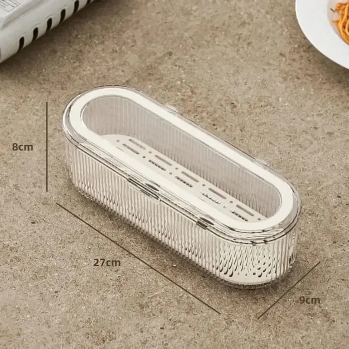 Organisateur de baguettes de cuisine, boîte de rangement de couverts, porte-vaisselle avec plateau de vidange pour ustensiles, tiroir, cuillères, couverts