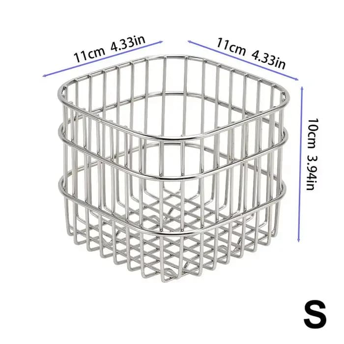 Panier de rangement de bureau en métal, boîte de rangement en fer forgé, panier de rangement pour ca
