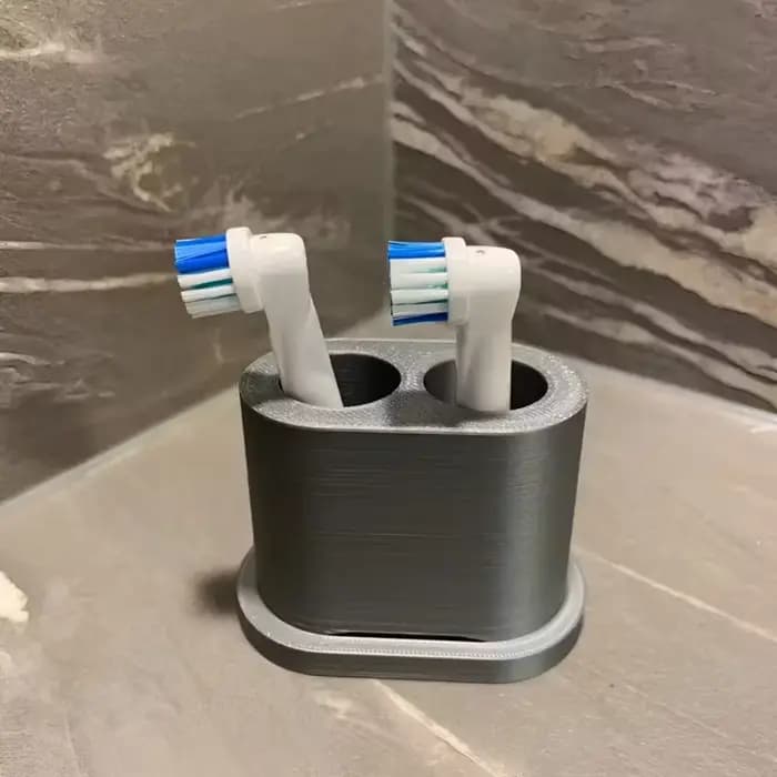 Boîte de rangement pour têtes de brosse à dents électriques