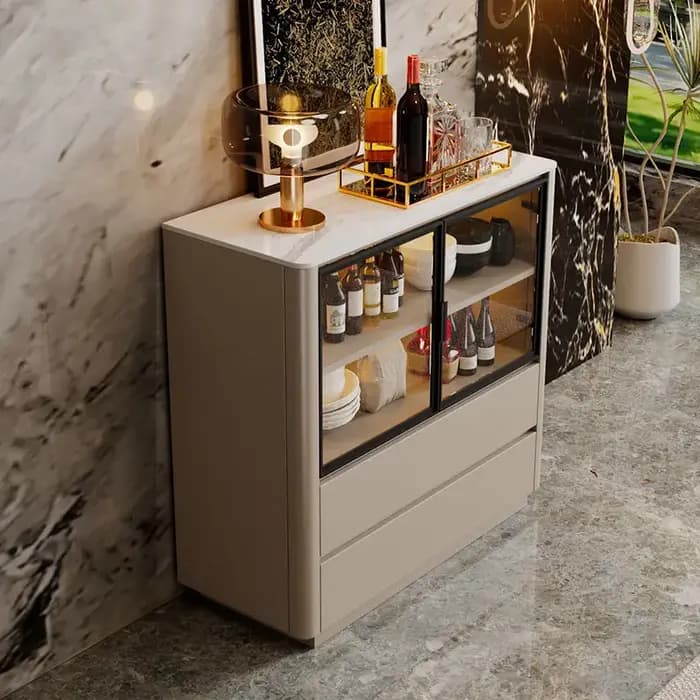Meubles de salon vintage haut de gamme, armoires de rangement créatives, vitrine moderne nordique, a